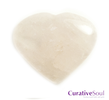 Rose Quartz Crystal Heart - Click Image to Close