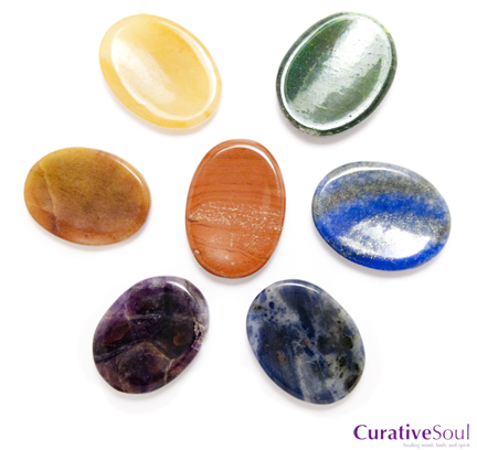Chakra Fidget Stones - Set of 7