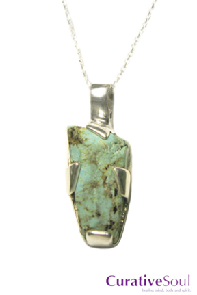 Patagonia Turquoise Fine Silver Necklace 2