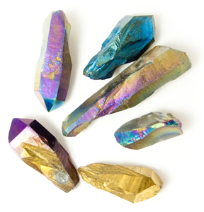 Titanium Quartz Crystal Jewelry by CurativeSoul